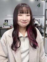 ジュリエッタ(giulietta)&nbsp;インナーカラー　インナーピンク　カシスカラー