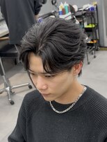 オーバルバイアピッシュ(OVARL by apish)&nbsp;ニュアンスパーマサーフカールシャドウパーマメンズカット