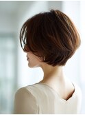 40代50代細ハイライトアッシュショート