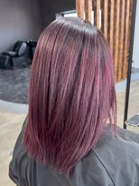 ウィリーベル 沖縄(WILLIE BELLE) バイオレットアッシュ/艶髪ミディアム/透明感/髪質改善