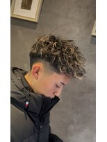 宮崎理容院 オークス店 &nbsp;【メンズ】フリンジパーマ・メッシュ1