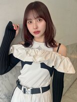 アクシス 栄店(`AXIS)&nbsp;イメチェン/ピンクベージュ/アンブレラカラー/前髪/栄矢場町