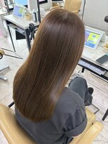 アジールヘア 所沢プロペ通り店(agir hair) ヘーゼルブラウン ブリーチなしダブルカラー