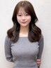 [新規平日限定]韓国風前髪、顔まわりカット+艶カラー/マイクロバブル付(新宿)