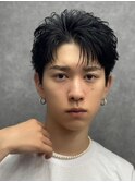 スパイキーショート/アップバング/ツーブロック/メンズ