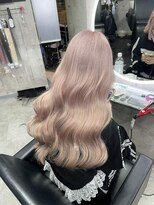 インク 渋谷(INK.)&nbsp;ミルクティーブロンドニュアンスウルフワンホンレイヤー渋谷