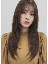 キース ヘアアンドメイク 恵比寿(kith. hair&make) ブリーチなし ミルクティー 赤み消しカラー 髪質改善 縮毛矯正