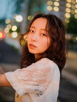 ベレッタ 楠葉店(veretta.)&nbsp;ダークショコラ/暗めカラー/ひし形ミディ/韓国風前髪/レイヤー