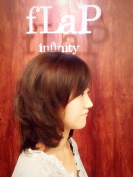 フラップインフィニティ(fLaP infinity) ゆる巻きレイヤースタイル