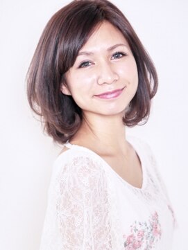ヘアーワークスクリエイション 大人×シンプル×リラックス×ボブスタイル