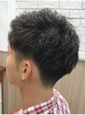 メンズ 爽やか束感カット
