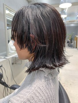 テトヘアー(teto hair) ボブウルフ、ミディアムウルフ、ミディアムヘア