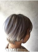 外ハネボブ/アッシュブラウン/外ハネボブ/