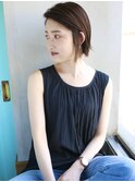天神【BIRTH】ミニボブミルクティーブラウン束感ショート5