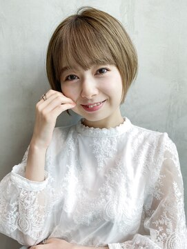 アイティー バイ アルバム 中野店(IT by ALBUM) ナチュナルマッシュショート_マロンベージュAラインボブ_8104