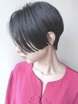 モリオフロムロンドン 原宿本店(morio from London) 【モリオ原宿】黒髪ハンサムショート 前髪なし