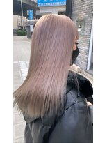 ラフ 難波店(LAFF)&nbsp;#黒髪#ボブルフ#ネビージュ#小顔#ワンレン