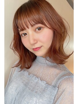 モカス(mocas) 春カラー☆韓国風外ハネボブ☆