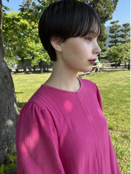 ニーナ(NINA)の写真/大人可愛い~ハンサム感のある様々なショートスタイルまで"NINA"で♪周りと差をつけるお洒落なデザインに◇