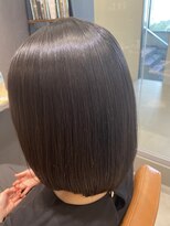 アキオドットヘアー(AKIO.hair)&nbsp;丸みショートボブにもオススメ！　美髪髪質改善ストレート