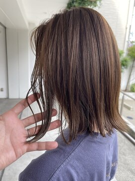 パプスドコワフュール 甲子園口店(Pap's de coiffeur) 白髪ぼかしハイライト