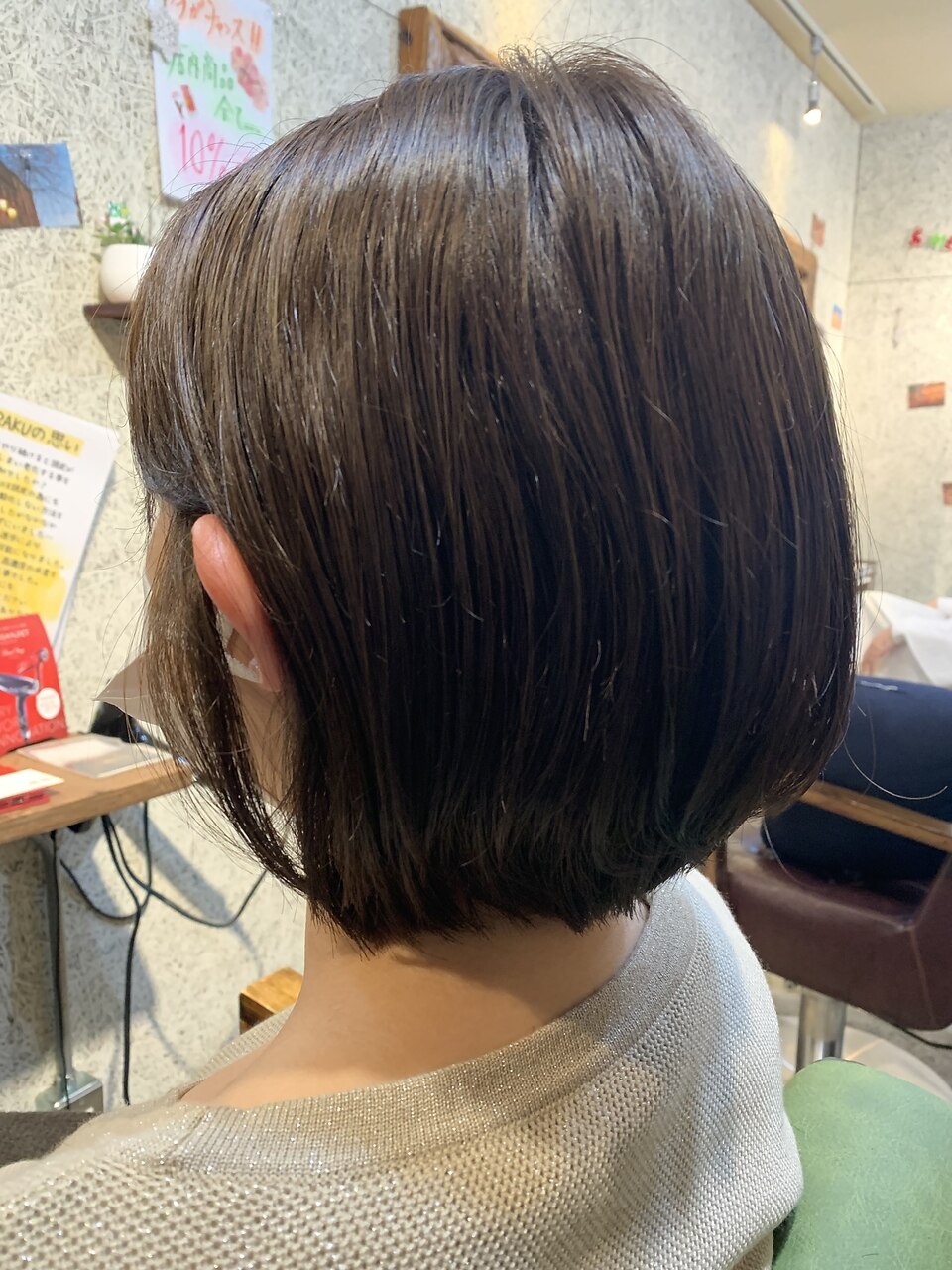 ストレート ボブ ショートA667 黒髪 ナチュラル ストレート ショートボブ×GRAFF hair×本田 重人