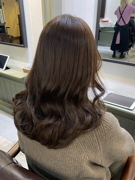 ジル ヘアデザイン ナンバ(JILL Hair Design NAMBA) chocolate greige♪/ナチュラル/透明感/抜け感/艶カラー