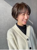 ふんわりナチュラルショート×ハイライトカラー【本多身和子】