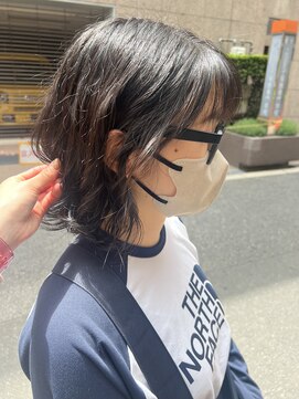 ウィーク 梅田(UiiC) ゆるっとニュアンスボブパーマ uiic umeda 中沢恵理