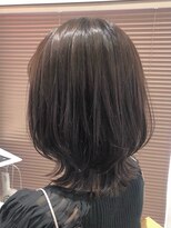 ヘアエジェリプリム (hair&spa egerie prime) 外ハネ/ミディアムレイヤー/グレージュ/20代/30代/40代/50代