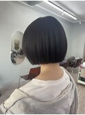 切りっぱなしボブ