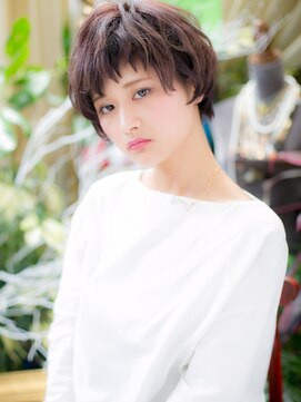 カバーヘア ブリス 戸田公園西口店(COVER HAIR bliss) くせ毛風マッシュパーマゆる巻きショートh2戸田公園20代30代!