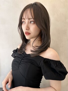 グロー 大宮(GLROW) 韓国大宮顔周り髪質改善レイヤー前髪カットくびれ韓国風韓国ヘア