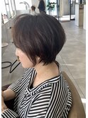 小顔補正立体カット