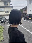 切りっぱなしボブ