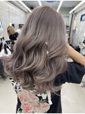 【LINOET 名古屋】佐藤まいら 中明度グレージュカラー