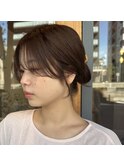 流れる顔周りカット*フェイスレイヤー*前髪カット*ヘアアレンジ