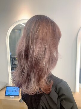 ジーナ 船橋(Zina) 髪質改善＊ロングレイヤーグレーベージュ＊美髪【Zina船橋】