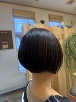 美容室 タカモト(TAKAMOTO)&nbsp;前下り風ショートボブ