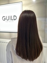 《サラサラのツヤ感ロングで叶える、上品な大人の美しさ》（清瀬/白髪染め)