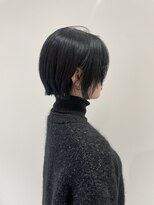 エアー 横浜(AIR)&nbsp;【湯田】エスパウィンター韓国風黒髪ネビージュショートボブ
