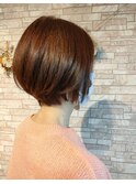 丸みショートボブ