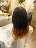 グラデーション×オレンジ