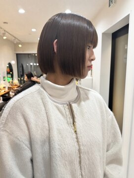 ボブ/ショートヘア/ハイトーン/ブリーチ/韓国/船橋/京成船橋