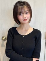 アフロート ルヴア(AFLOAT RUVUA)&nbsp;似合わせ ショート ボブ 30代 40代 小顔 新宿 ひし形 前上がり