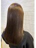 【髪質改善】HITAストレート+カット+うるーるTR ホームケア付 ￥26950→￥21560