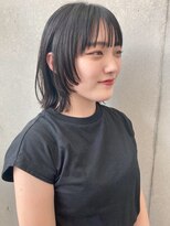 アスティブランシュ(Asti blanche)&nbsp;ウルフヘア_黒髪_顔周りレイヤー_フェイスレイヤー_レイヤーヘア