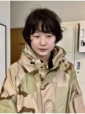 ボブウルフ×パーマ　20代30代/美髪/レイヤーカット