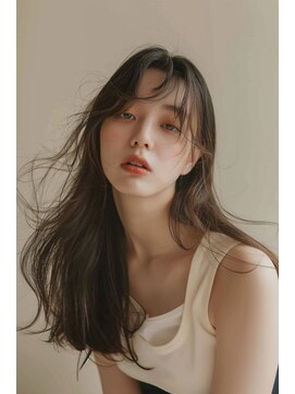 ラナ 新宿(lana) ロング/シースルー/顔周り/似合わせ/【lana hair新宿】