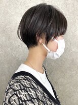 エリマ 調布(elima)&nbsp;ショートヘア顔周りレイヤーブリーチダブルカラーショートボブ